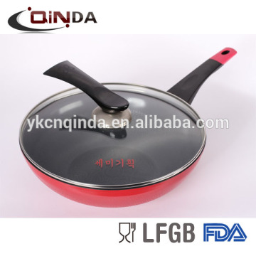 Korean non-stick cast iron decal fry wok